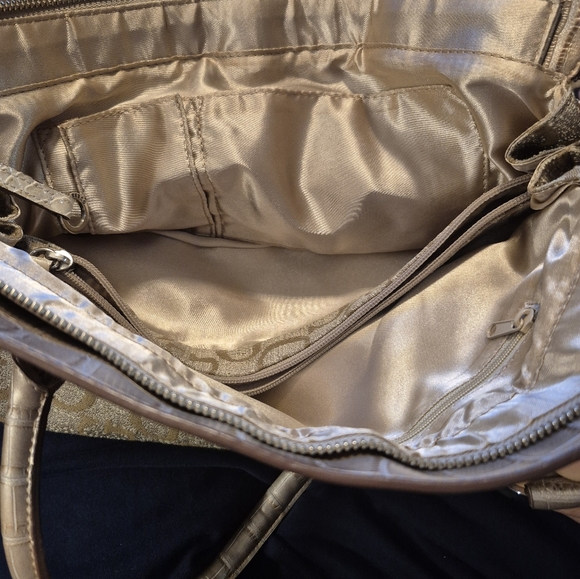 Guess Beige and Brown Women's Handbag - Picture 6 of 8